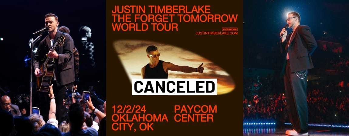 Justin Timberlake Cancels Oklahoma City Tour Stop Due to Back Injury