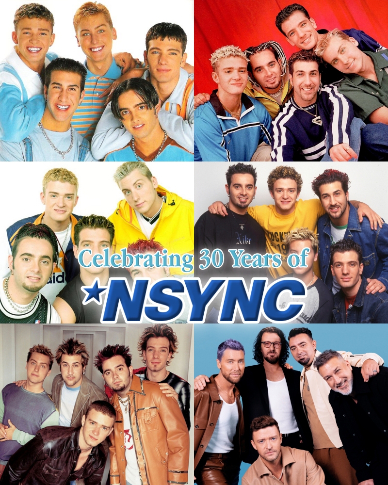 *NSYNC Celebrates 30 Years - Justin Timberlake, JC Chasez, Joey Fatone, Chris Kirkpatrick, and Lance Bass